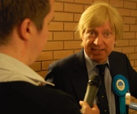 michaelfabricantinterviewed Michael Fabricant being interviewed