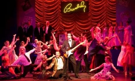 scmtc 3 Sutton Coldfield Musical Theatre Company on stage at the Lichfield Garrick during their production of Buddy