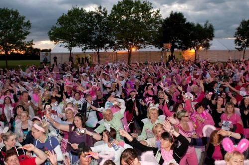 Women gearing up for the Solstice Walk in Lichfield