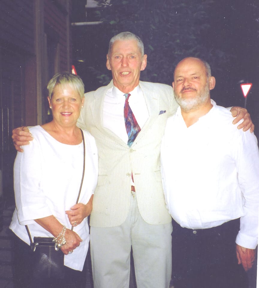 Richard and Janet Harwood with Georgie Fame