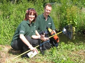 ruth witczak and rob taylor Ruth Witczak with park ranger Rob Taylor