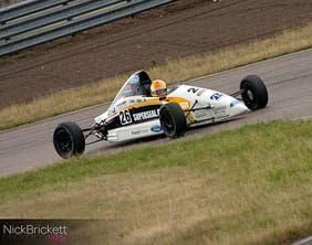 James Tucker in action at Rockingham. Pic: NickBrickett.com