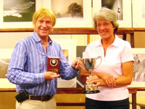 Lichfield Camera Club Award 3 July 2010 Sarah Bradbury receives her award from Michael Fabricant MP