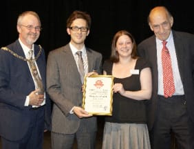 Richard Lewis, Chris Moore, Caroline Evans and General Sir Mike Jackson. Pic: Paul Oakley