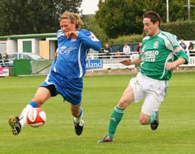 jack-farmer-in-control Chasetown FC's Jack Farmer beats his man. Pic: Dave Birt