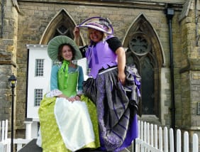 Patricia Holtof and Emily Robinson at last year’s Lichfield Heritage Weekend
