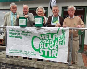 The World's Biggest Coffee Morning event at the Lichfield Garrick. Pic: Ron Lewis