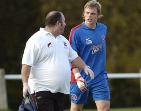lcfc Lichfield City physio Mark Parker deals with another injury