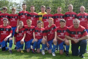Lichfield City FC's under 15 team