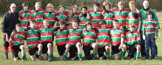 BurntwoodRUFCU14 Burntwood RUFC U14. Pic: Joanne Gough