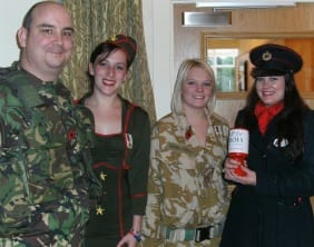 Brian Smith, Rachelle Gardner, Fiona Loveder and Daniella Dangerfield from Drayton Manor Theme Park