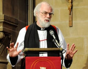 drrowanwilliams Dr Rowan Williams during his visit to the Diocese of Lichfield