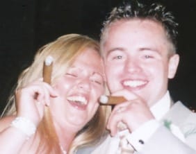 Marie and Richard Deakin at a family wedding