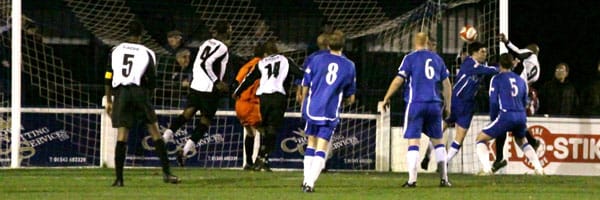 robinson-kills-off-chasetown-fightback-4-2 Marvin Robinson kills off any hopes of a Chasetown comeback to make it 4-2 to Hednesford Town. Pic: Dave Birt