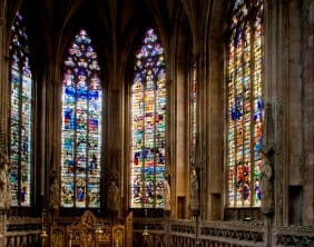 The Herkenrode Glass before it was removed for restoration