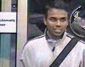 CCTV of the man at Birmingham New Street