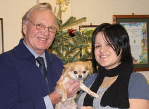 Eddie Pearson reunited Janine Vigus with her dog Sara