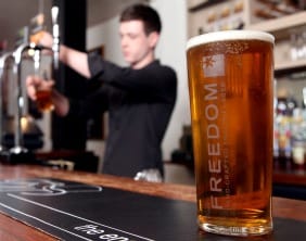 Freedom Brewery Freedom Brewery. Pic: Shaun Fellows/Shine Pix