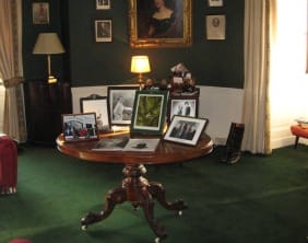 Green sitting room 2 The refurnished green sitting room at Shugborough
