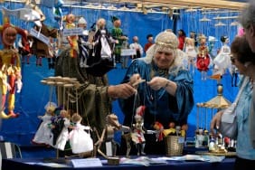 A stall at Lichfield Festival's Spring Fair