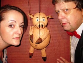 Patti (Amanda Dufaye) and Bernard (Brian Asbury)