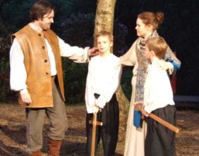 David Stonehouse performing with other cast members during the 2009 production of Macbeth