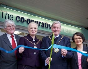 John Boot, Diana Spruce, Cllr Christopher Spruce and Sian Byrne