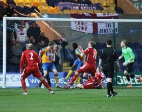 ben__jeavons_levels_1-1 Chasetown FC equalise. Pic: Dave Birt
