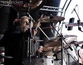 bevbevanwakes Bev Bevan performing at the Burntwood Wakes. Pic: Nick Brickett