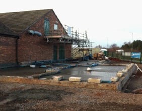 clubhouse Work begins on Burntwood RUFC's clubhouse extension