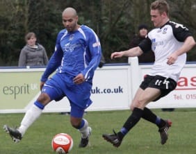 Chasetown's Jimmy Turner on the ball. Pic: Dave Birt