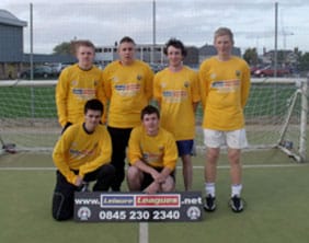 A team in the Leisure Leagues kit