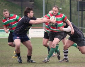 OllieWhitehouse Burntwood's Ollie Whitehouse makes a break. Pic: Joanne Gough
