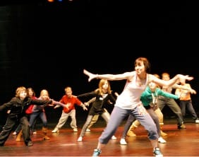 A dance class at the Lichfield Garrick