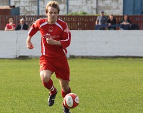 John Branch on the ball. Pic: Dave Birt