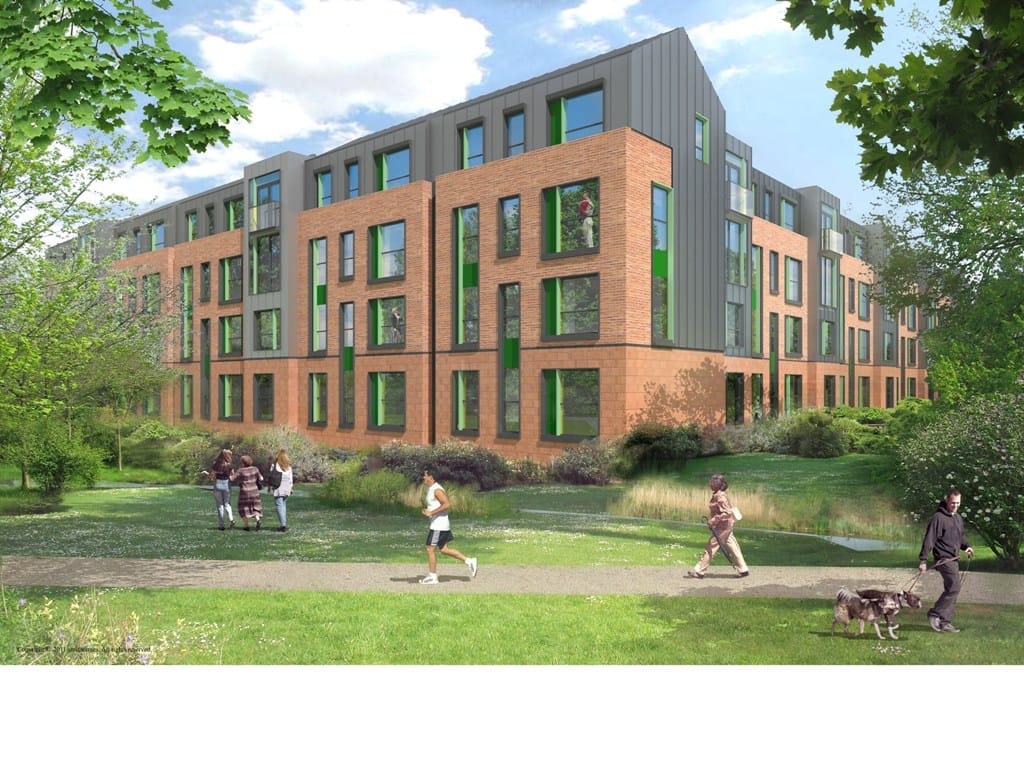 Artists impression of the Friary Outer development. ©Steve Dimes