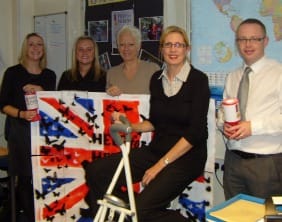 The staff from Juniper Training celebrate completing their charity challenge