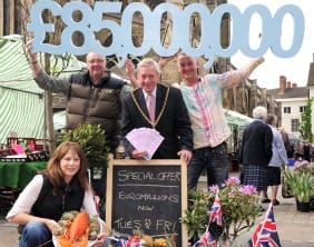 Garry Snape, Cllr Christopher Spruce, Paul Smith and Desney Owen