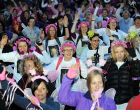 Women taking part in the St Giles Hospice Solstice Walk Women taking part in the St Giles Hospice Solstice Walk
