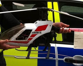 The remote control helicopter