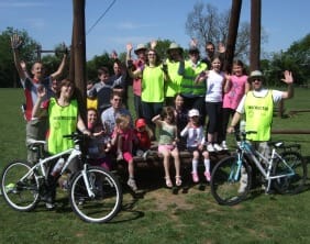 Whittingtonridecycle The Cycle Rides For All stops off in Whittington