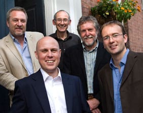 Adrian Mathias and Mark Williams with their fellow Brownhill Hayward Brown directors