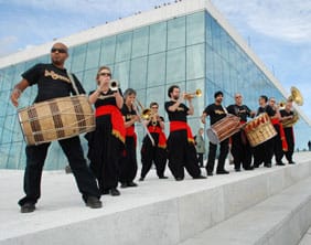 Bollywood Brass Band. Pic: Michelle Baracho