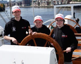 Oliver Sharma, Sarah Asplin and Chloe Harrison-Hurd Oliver Sharma, Sarah Asplin and Chloe Harrison-Hurd