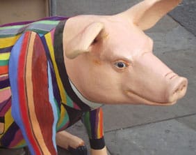 Trevor, the Lichfield Festival pig Trevor, the Lichfield Festival pig