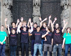 Volunteers at Lichfield Cathedral