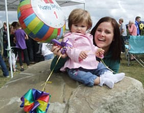 Debbie Ho with her daughter Ella