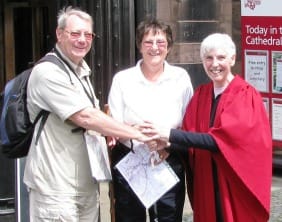 Eric and Margaret Harding at Chester Cathedral