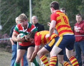 Action from Burntwood RUFC v Old Saltleians. Pic: Joanne Gough