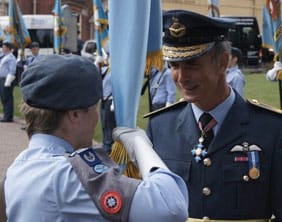 Air-Vice-Marshall-Green-took-time-to-chat-with-a-number-of-the-cadets-lining-the-entrance-to-the-cathedral_-